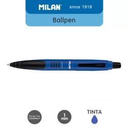 Milan Compact Blue Ball Pen Single Piece