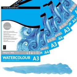 Daler Rowney Simply Watercolor Sketchbook – 190Gsm 12 Sheets