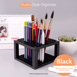 Artist Studio Desk Organizer Brush Holder