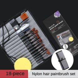 Giorgione Multipurpose Artist Paint Brush Set Of 18