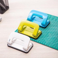Deli 2-Hole Punch Metal Puncher E0136