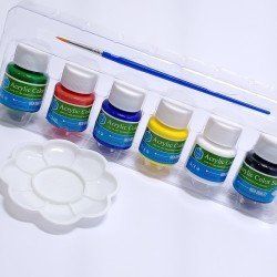 Keep Smiling Acrylic Paint Set Of 6