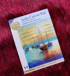 keep Smiling Artist Canvas Pad