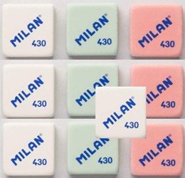 Milan Synthetic Eraser 430 Single Piece