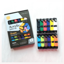 Keep Smiling Acrylic Paint 30ml Set Of 12