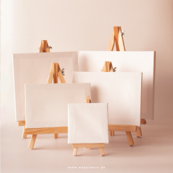 Mini Canvas With Wooden Stands
