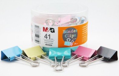 M&G Color Binder Clip 41mm 24pcs