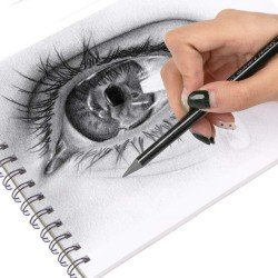 Keep Smiling Woodless Graphite Pencils Set of 6