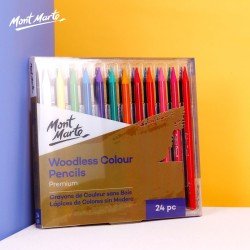 Mont Marte Premium Woodless Color Pencils 24pc