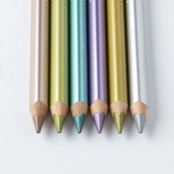 Lyra Giant Metallic Color Pencils Set Of 6 Pcs