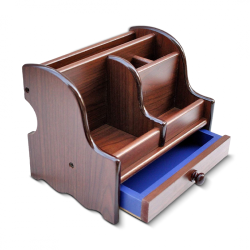 Wooden Office Stationery Desk Organizer 8013