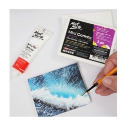 Mont Marte Mini Canvas 8 x 10cm 2pc