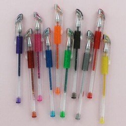 Glitter Gel Pen Ballpoint Pack Of 12