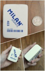 Milan Gigante Synthetic Eraser 403 Single Piece