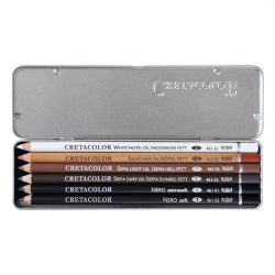 Cretacolor Oil Pencils Pocket Set Of 6 Pcs For Artists
