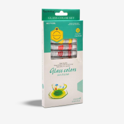 Keep Smiling Glass Paint Set Of 12