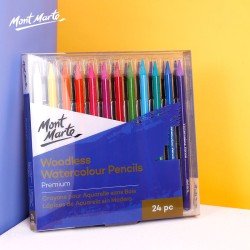 Mont Marte Premium Woodless Watercolor Pencils 24pc