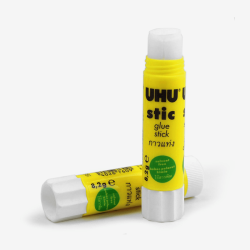 UHU Stic Permanent Clear Application Gum Sticks