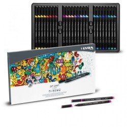 Lyra Water Soluble Color Marker Sets In Metal Box