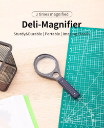 Deli Magnifier Glass 55mm 9091