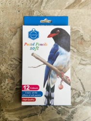 Keep Smiling Soft Pastel Color Pencil Set of 12