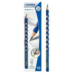 Lyra Slim Groove HB Lead Pencils Single Piece