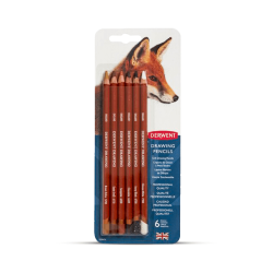 Derwent Blister Drawing Color Pencils Set 6 Pcs