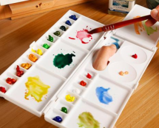 Multifunctional Mixing Paint Palette 18 Grid Foldable