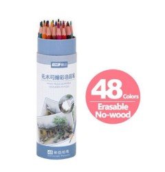 Professional Wood Free Erasable Color Pencils 48pcs Pack