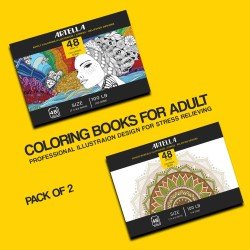 Colouring Books For Adult Pack Of 2