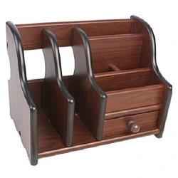 Wooden Pen Stand Holder Stationery Organizer 8035