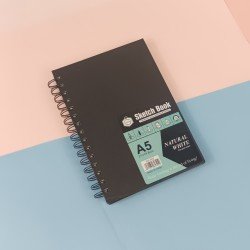 Keep Smiling Spiral Professional Sketchbook