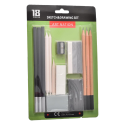 Sinoart Sketch and Drawing Set of 18 Pcs