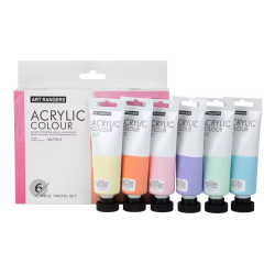 Art Rangers Pastel Acrylic Paint Set Of 6 x75ml
