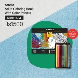 Adult Coloring Book With Color Pencils