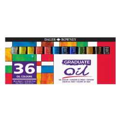 Daler Rowney Graduate Oil Paints Set Of 36 – 22ML