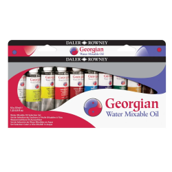 Georgian Water Mixable Oil Paint Set of 10 Pcs 37ml Tubes