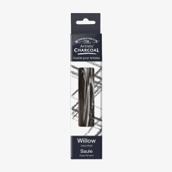 Winsor & Newton Watercolor Willow Charcoal Thick 12 Sticks