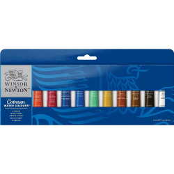 Winsor & Newton Cotman Water Colour 12x8ml Tube Set
