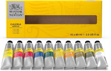 Winsor & Newton Galeria Acrylic Color 60ml Set Of 10