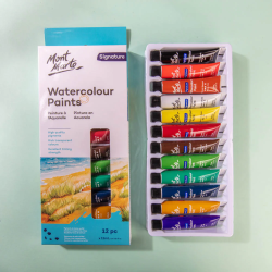 Mont Marte Watercolour Paints Signature Set 12 X12ml