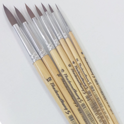 Thailaemthong Synthetic Hair Round Brushes