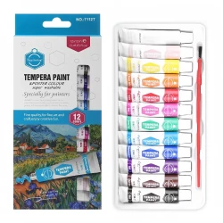 Keep Smiling Tempera Paint Set of 12x12ml