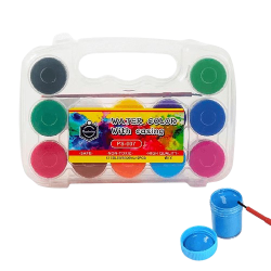 Keep Smiling Watercolor Paints With Casing 12pcs
