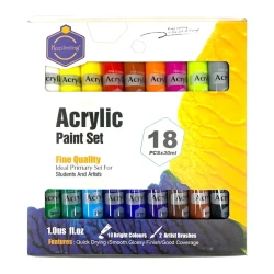 keep Smiling Acrylic Paint 30ml Set of 18