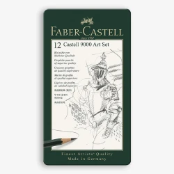 Faber Castell 9000 Artist Sketch Pencil 12 Pcs Set