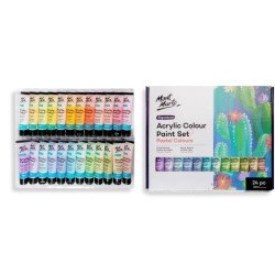 Mont Marte Pastel Acrylic Paints Signature Set 24X 36ml