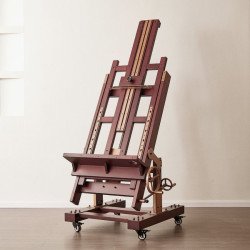 MEEDEN Pro Semi-Automatic Adjustable Large Capacity Mechanized Artwork Easel