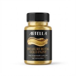 Artella Liquid Gold Leaf Gilding Metallic Paint 100ml